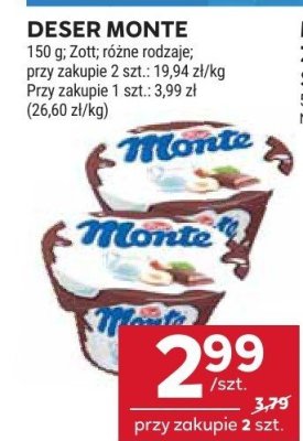 Deser Monte promocja w Stokrotka