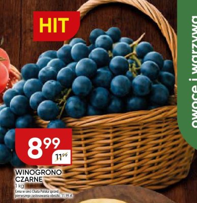 Winogrono czarne 1 kg promocja w Chata Polska