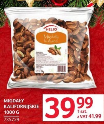 Migdały kalifornijskie 1000g promocja w Selgros