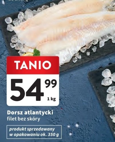 Dorsz atlantycki bez skóry promocja w Biedronka