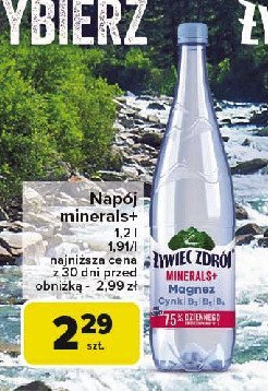 Woda lekko gazowana 呕ywiec zdr贸j minerals+ promocja