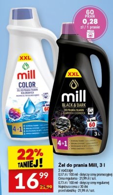 Żel do prania Mill 3 l promocja w Twój Market