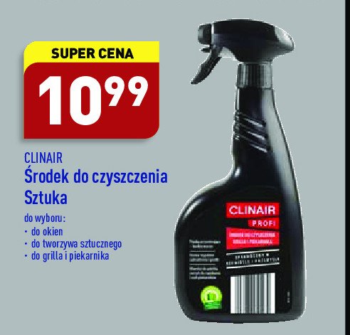 Płyn do mycia szyb Clinar promocja w Auchan