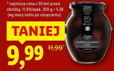 Greckie oliwki różne rodzaje promocja w Lidl