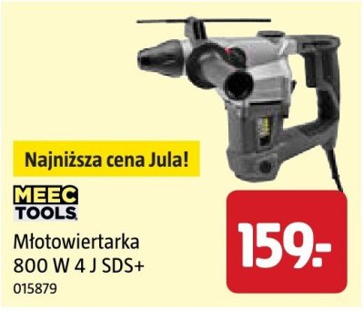 Młotowiertarka 800 W 4 J SDS+ MEEC TOOLS promocja w Jula
