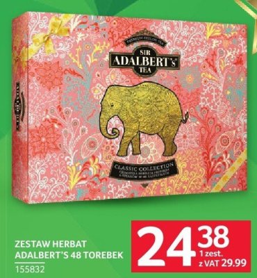 Zestaw herbat Adalbert 48 torebek promocja w Selgros