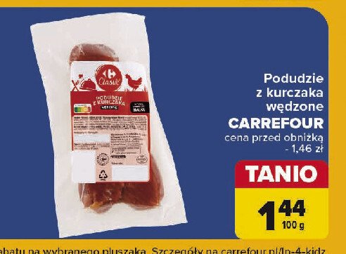 Podudzie z kurczaka wędzone Carrefour promocja