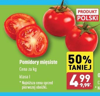 Pomidor mięsisty promocja w Aldi