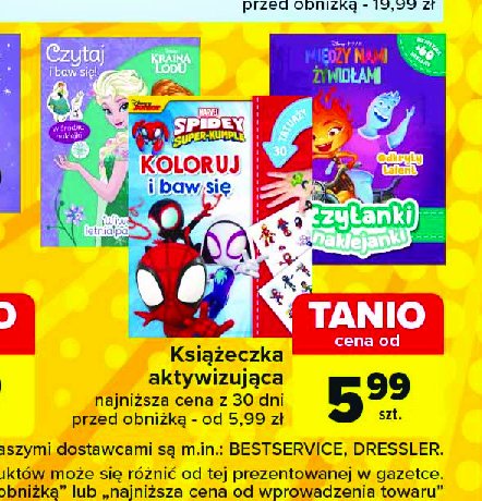 Książka aktywizująca spidey super-kumple promocja