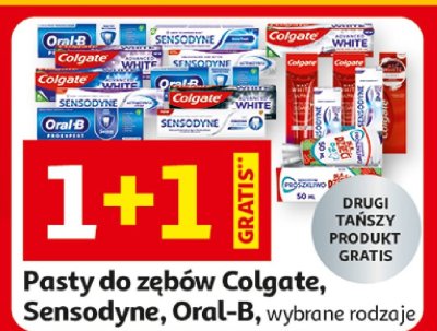 Pasty do zębów Colgate, Sensodyne, Oral-B, wybrane rodzaje promocja w Auchan