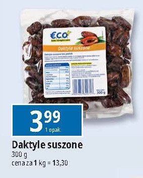 Daktyle suszone Eco+ promocja