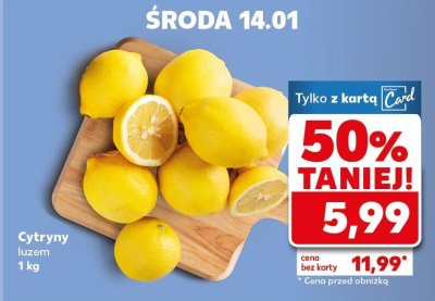 Cytryny luzem Kaufland promocja w Kaufland