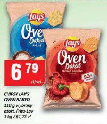 Chipsy Lay's Oven Baked promocja w Chorten