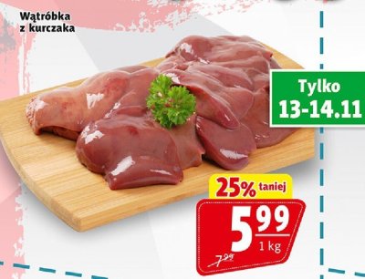 Wątróbka z kurczaka promocja w Prim Market