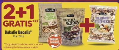Bakalie Bacalis różne rodzaje promocja w POLOmarket