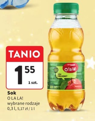 Sok Olala! wybrane rodzaje promocja w Intermarche
