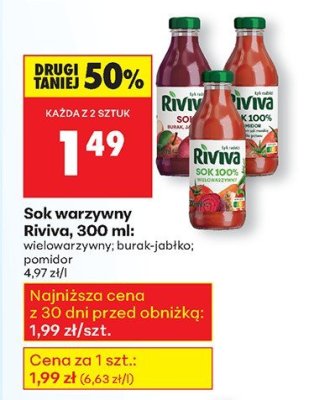 Sok wielowarzywny  promocja w Biedronka