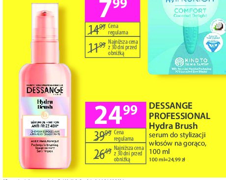 Serum do stylizacji włosów na gorąco Dessange hydra brush promocja