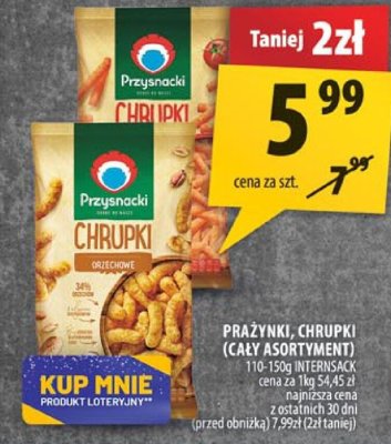 Prażynki, chrupki (cały asortyment) 130-150g przysnacki promocja w Arhelan
