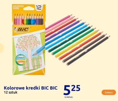 Kolorowe kredki BIC BIC 12 sztuk promocja w Action