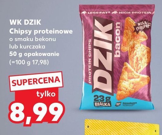 Chipsy z kurczaka WK DZIK promocja w Kaufland