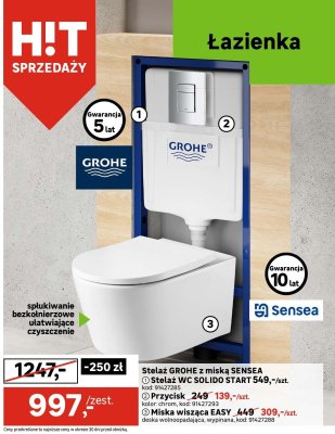 Miska wisząca EASY Sensea promocja w Leroy Merlin