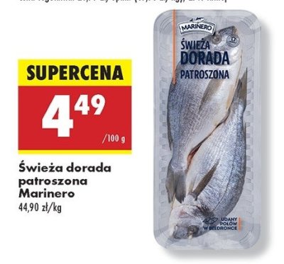 Dorada patroszona świeża Marinero promocja