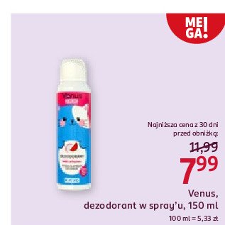 Dezodorant arbuz Venus xoxo promocja w Rossmann