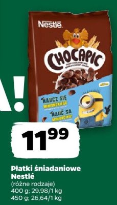 Płatki śniadaniowe różne rodzaje Nestlé promocja w Netto
