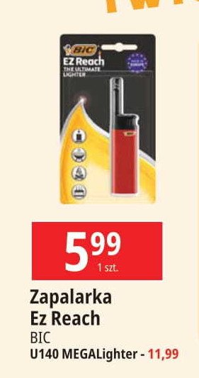 Zapalarka uniwersalna u140 Bic mega lighter promocja