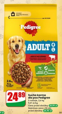 Karma sucha dla psa z wołowiną promocja w Dino