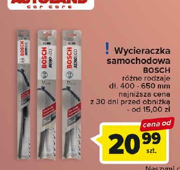 Pi贸ra wycieraczek aeroeco 650 mm Bosch promocja