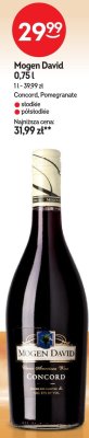 Wino Mogen David Concord 0,75 l promocja w Żabka