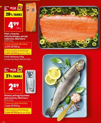 Filet z łososia atlantyckiego, porcja rodzinna promocja w Biedronka