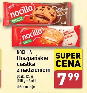 Ciastka z nadzieniem waniliowym Nocilla promocja