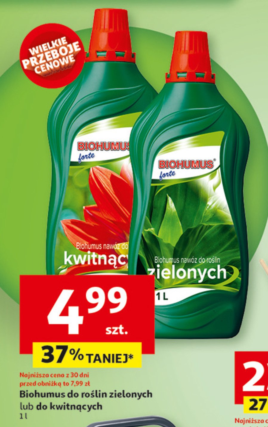 Nawóz do roślin zielonych Biohumus forte promocja w Auchan