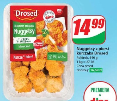 Nuggetsy z piersi kurczaka klasyczne Drosed promocja