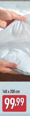 Kołdra na 4 pory roku 160 x 200 cm promocja w Aldi