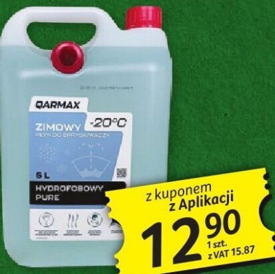 Płyn zimowy do spryskiwaczy -20°C 5 L Qarmax promocja w Selgros