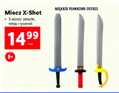 Miecz rycerski Xshot promocja