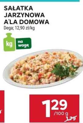 Sałatka jarzynowa a la domowa Dega promocja w Stokrotka