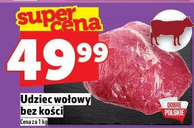 Udziec wołowy bez kości promocja w TOPAZ
