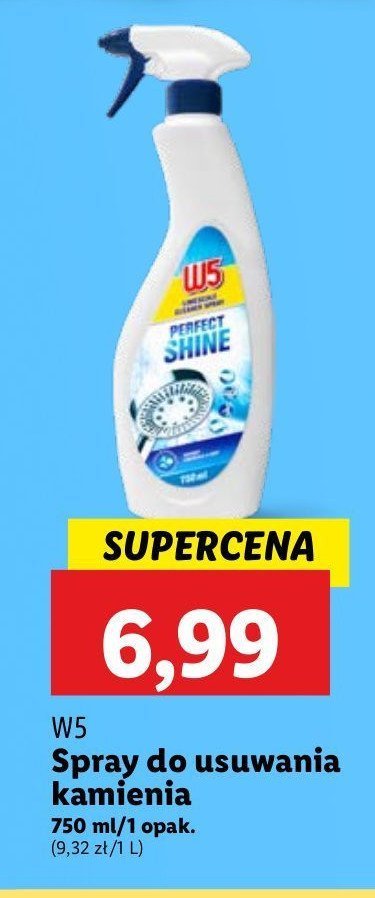 Spray do usuwania kamienia i brudu W5 promocja