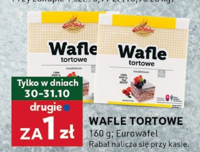 WAFLE TORTOWE promocja w Stokrotka