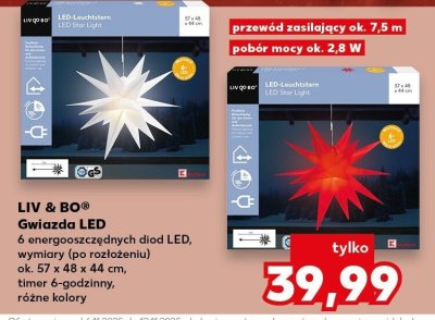 Gwiazda LED  promocja w Kaufland