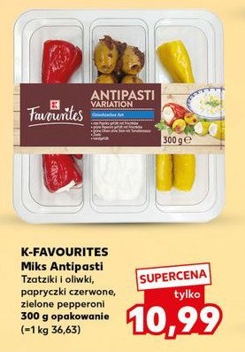 Miks antipasti K-classic favourites promocja w Kaufland