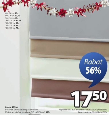 Roleta SENJA promocja w Jysk