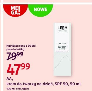 Krem do twarzy na dzień spf 50 Aa laab promocja