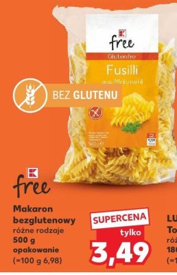 Makaron bezglutenowy różne rodzaje promocja w Kaufland