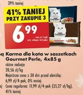 Karma dla kota duet Purina gourmet perle promocja